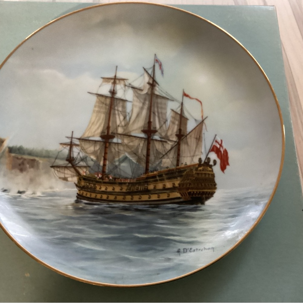 Legendary Ships of the Seas Plate The Gaspe Bay #8883
